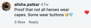 Proof that not all heroes wear capes. Some wear buttons 😌🩵