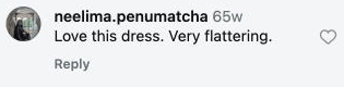 Love this dress. Very flattering.